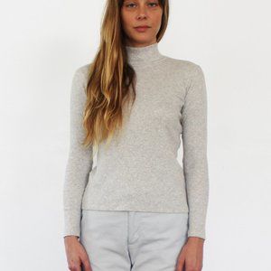 esby apparel | ribbed gray turtleneck medium